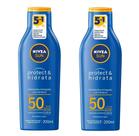 Kit 2 Protetor Solar Corporal Nivea Sun FPS50 200ml - Nivea Kit 2 Protetor Solar Corporal Nivea Sun FPS50 200ml - Nivea