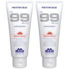 Kit 2 Protetor Solar FPS 99 Profissional 120g Corpo E Rosto Mavaro Raios UVA Kit 2 Protetor Solar FPS 99 Profissional 120g Corpo E Rosto Mavaro Raios UVA