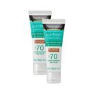 Kit 2 Protetor Solar Neutrogena Sun Fresh Oily Skin Pele Negra FPS 70 Kit 2 Protetor Solar Neutrogena Sun Fresh Oily Skin Pele Negra FPS 70