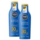 Kit 2 Protetor Solar Nivea Sun Protect & Hidrata FPS 30 Loção 200ml