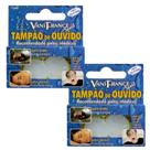 Kit 2 Protetor Tampão De Ouvido 100% Silicone - Vani France