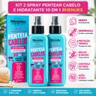 Kit 2 Protetor Termico Penteia Cabelos Rhenuks 10 em 1 Hidratante Força Nutrição Brilho Desembaraça Kit 2 Protetor Termico Penteia Cabelos Rhenuks 10 em 1 Hidratante Força Nutrição Brilho Desembaraça