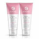 Kit 2 Protetores Solar Facial Anasol Clareador FPS 70