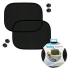 Kit 2 Protetores Solar Retrátil Para Janela Vidro De Carro Ventosa Bebê