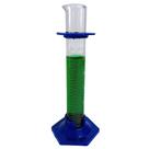 Kit 2 Proveta graduada de vidro 25 mL com base hexagonal de polipropileno Kit 2 Proveta graduada de vidro 25 mL com base hexagonal de polipropileno