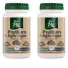 Kit 2 Psyllium + Agar Agar (Produto Vegano) 60 Cápsulas 500mg