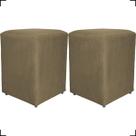 Kit 2 Puff Dado Decorativo Para Sala Quarto Penteadeira Suede Cores Kit 2 Puff Dado Decorativo Para Sala Quarto Penteadeira Suede Cores