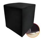 Kit 2 puffs cubo quadrado Decorativo