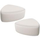 Kit 2 Puffs Decorativo Orgânico Para Sala de Estar Living Trizza W01 Bouclê Cru - Lyam Decor Kit 2 Puffs Decorativo Orgânico Para Sala de Estar Living Trizza W01 Bouclê Cru - Lyam Decor