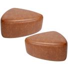 Kit 2 Puffs Decorativo Orgânico Para Sala de Estar Living Trizza W01 material sintético Camel - Lyam Decor Kit 2 Puffs Decorativo Orgânico Para Sala de Estar Living Trizza W01 material sintético Camel - Lyam Decor