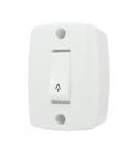 Kit 2 Pulsador Campainha de Sobrepor 6A Branco - Ilumi