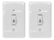 Kit 2 Pulsador Para Campainha Embutir 4x2 Residencial Ilumi 110v/220v