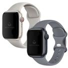 Kit 2 Pulseiras Sport Fecho Duplo Compatível com Apple Watch