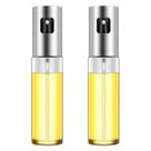 Kit 2 Pulverizadores de Óleo para Cozinha, Vidro,100ml, Dispensador Spray para Azeite, Saladas e Churrasco