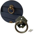 Kit 2 Puxador de Gaveta Móveis Portas Armários Guarda Roupas Argola Retrô