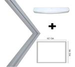 Kit 2 Puxador Horizontal + 2 Gaxeta Freezer Electrolux H400 Kit 2 Puxador Horizontal + 2 Gaxeta Freezer Electrolux H400