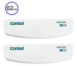 Kit 2 Puxador Porta Freezer Horizontal Consul - W10351678