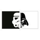 Kit 2 Quadro Decorativo Darth Vader E Stormtrooper 20x20 Mdf Madeira Adesivada Kit 2 Quadro Decorativo Darth Vader E Stormtrooper 20x20 Mdf Madeira Adesivada