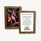 Kit 2 Quadro Oração de São Miguel Arcanjo Moldura Resinada Com Vidro Kit 2 Quadro Oração de São Miguel Arcanjo Moldura Resinada Com Vidro