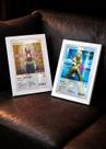 Kit 2 Quadros Britney Spear C/ Vidro, Moldura Branca Tam:A4