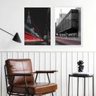 Kit 2 Quadros Cidade De São Paulo - Luzes 33x24cm - com vidro