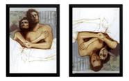 Kit 2 Quadros Clube Da Luta Filme Arte Posters Moldurados Kit 2 Quadros Clube Da Luta Filme Arte Posters Moldurados