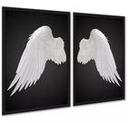 Kit 2 Quadros Decorativos Asas De Anjo 45x34cm Kit 2 Quadros Decorativos Asas De Anjo 45x34cm