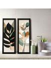 Kit 2 Quadros Decorativos Banheiro Estilo Floral Sofisticado