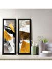 Kit 2 Quadros Decorativos Banheiro Lavabo Abstrato Textura