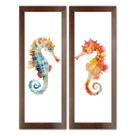 Kit 2 Quadros Decorativos para Cozinha Área Goumet kitnet copa temperos frutas cantina Panela talheres 20x60cm