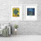Kit 2 Quadros Grandes Van Gogh - 60x48cm Kit 2 Quadros Grandes Van Gogh - 60x48cm