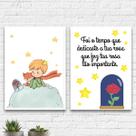 Kit 2 Quadros O Pequeno Príncipe E A Rosa 45x34cm Kit 2 Quadros O Pequeno Príncipe E A Rosa 45x34cm