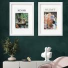 Kit 2 Quadros Renoir e Klimt - 60x48cm