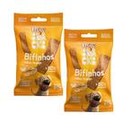 Kit 2 Quatree Snacks Bifinho Sabor Frango 60g