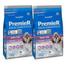 Kit 2 Ração PremieR Cães Raça Shih Tzu Sabor Frango 1Kg