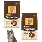 KIt 2 Ração Quatree Supreme Para Gatos Castrados Frango e Batata Doce 2 Pacote de 1KG