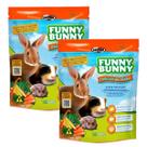 Kit 2 Rações coelho, hamsters e roedores Funny Bunny 500gr