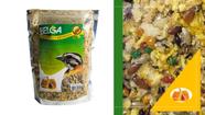 Kit 2 Rações Mistura para Passarinhos / Pássaro Tico-Tico Tico Rei Cravinha Farinhada Mel 500g
