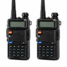 Kit 2 Rádio Comunicador Profissional Uv5r Dual Band Com Fone