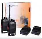 Kit 2 Radio Comunicador Walk Talk Baofeng