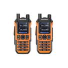Kit 2 Rádios Baofeng UV21 Tri Band Walkie Talk à Prova d'água Display 1.77” Polegadas Longo Alcance com carregador