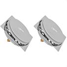Kit 2 Ralo Click inteligente Quadrados 10x10 Aço Inox Veda Cheiro Odores para Chão Piso Banheiro