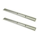 Kit 2 Ralo Grelha Linear 3285X2GDA para Piscinas Garagens Areas Externas Bege GDA Industria