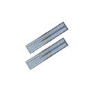 Kit 2 Ralo Grelha Linear e Caixilho Aço Galvanizado 20x100cm