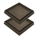 Kit 2 Ralo Invisível Rebaixado Caixa Sifonada Fendi 18cm