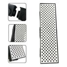 Kit 2 Ralos 14x50 Linear Grelha Perfurada Com Coletora Preta