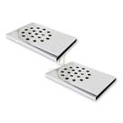Kit 2 Ralos inteligentes de Escoamento Para Box Banheiro em Aço Inox Completo Ralo Pratic