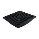 Kit 2 Ralos Quadrado 20x20 Plástico Preto Para Arquitetos