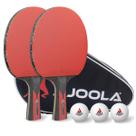 Kit 2 Raquetes, 3 Bolas Brancas e uma Capa, Duo Set Carbon