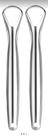Kit 2 Raspador Limpador De Lingua Colher Inox Higiene Bucal Kit 2 Raspador Limpador De Lingua Colher Inox Higiene Bucal